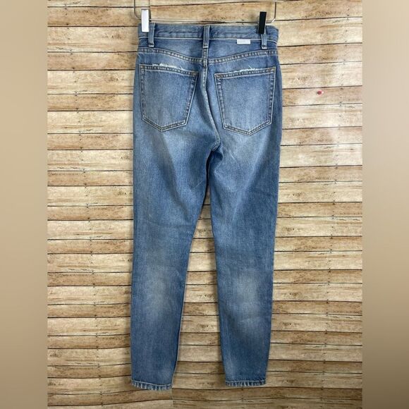 Boyish By HER The Billy Button Fly Rigid Cotton Jeans in Freaks Wash Size 23 - Picture 2 of 8